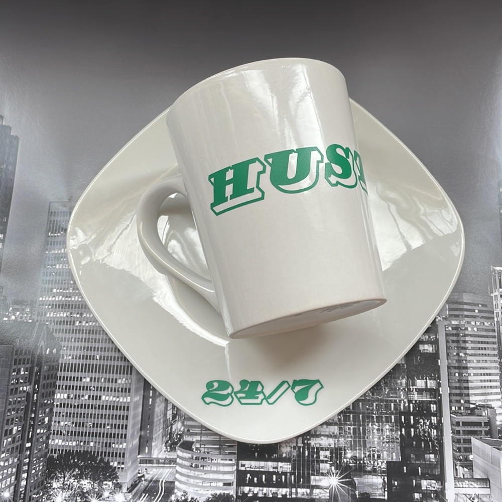 Coffee Cup & Plate Set